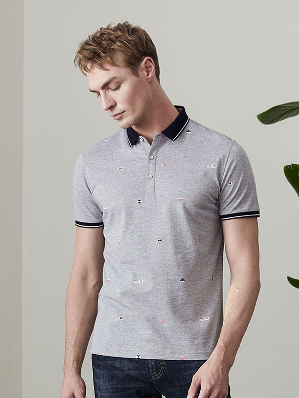 名鼠2022春夏季灰色polo衫