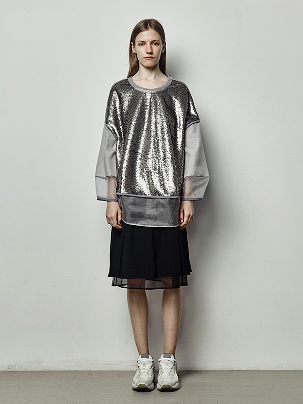 德诗女装2021秋冬季黑色半身裙