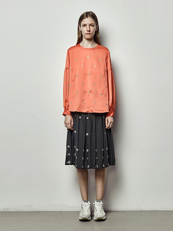 德诗2021秋冬季黑色半身裙