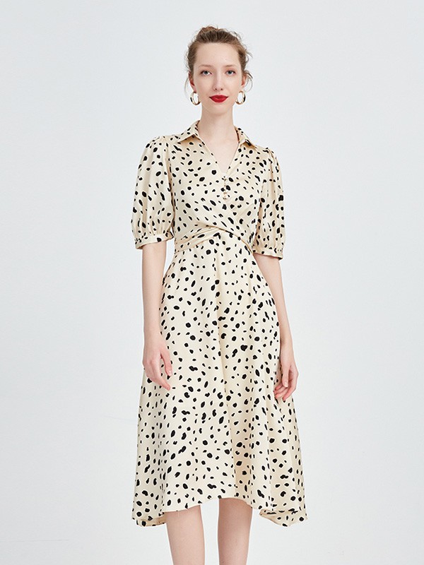 J.COCO女装2022春夏季白色连衣裙