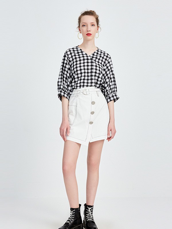 J.COCO女装2022春夏季白色包臀裙