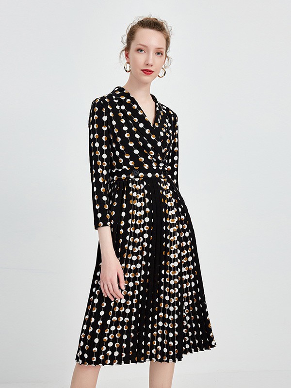 J.COCO女装2022春夏季黑色连衣裙