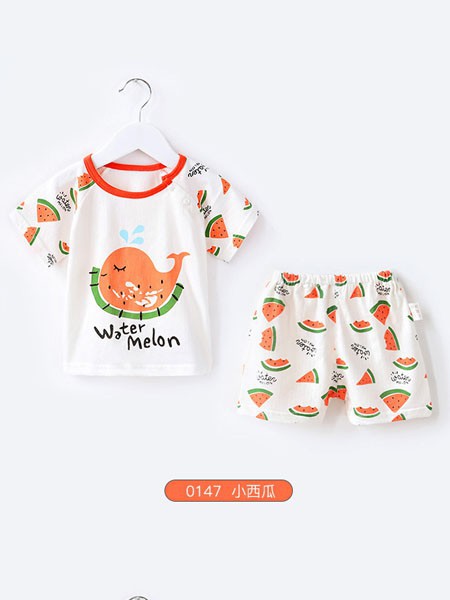 小贝壳童装2022春夏季白色T恤