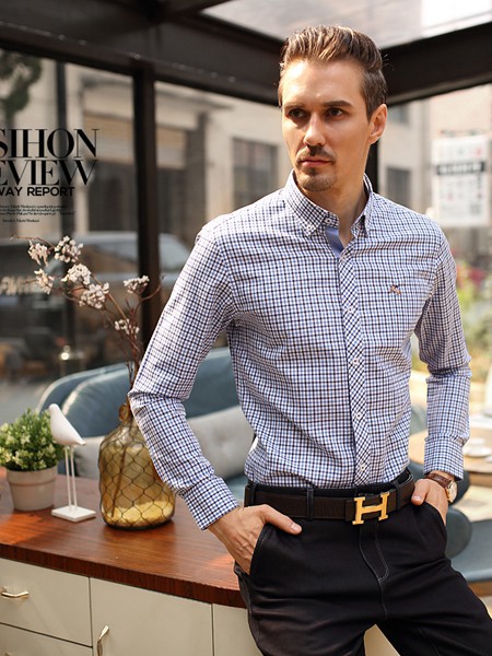 英国保罗2022春夏季灰色衬衫