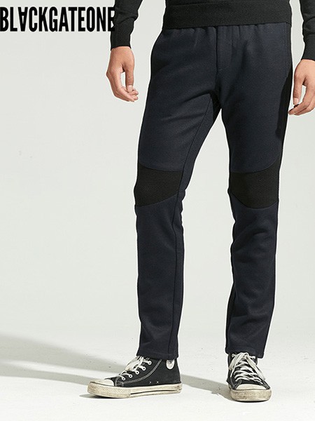 blackgateone男装2021秋冬季黑色长裤