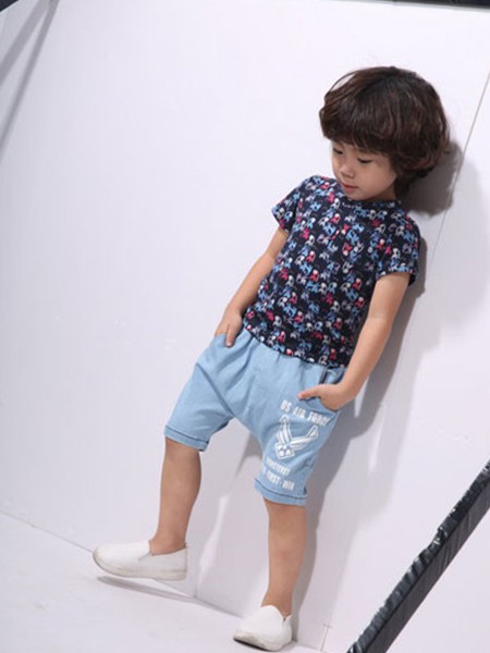 巴拉邦2022春夏季蓝色短裤