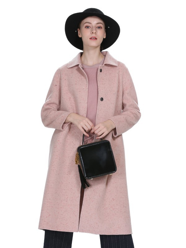 卡伊奴2021秋冬季粉色外套