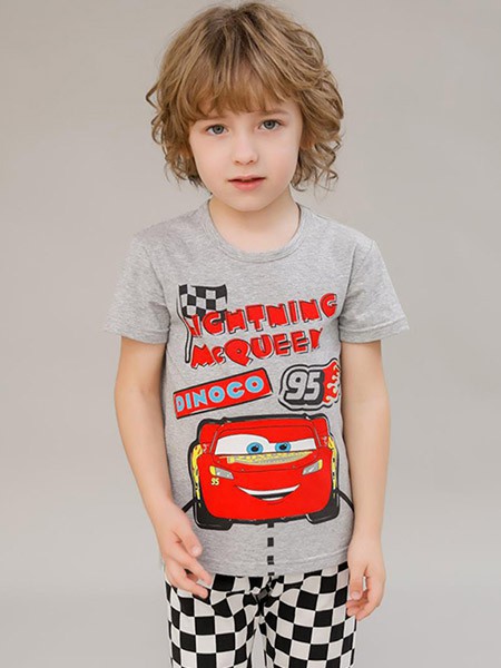 大布豆童装2022春夏季拼色T恤