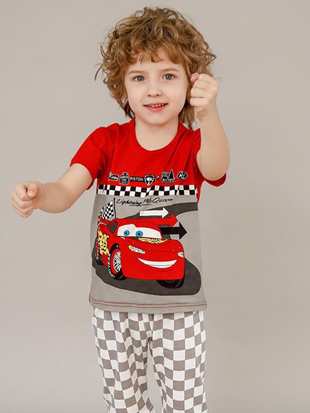 大布豆童装2022春夏季拼色T恤