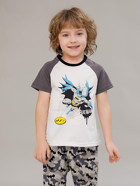 大布豆童装2022春夏季拼色T恤