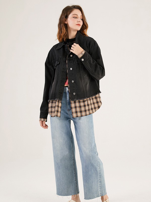 洛米唯娅2021秋冬季蓝色阔腿裤