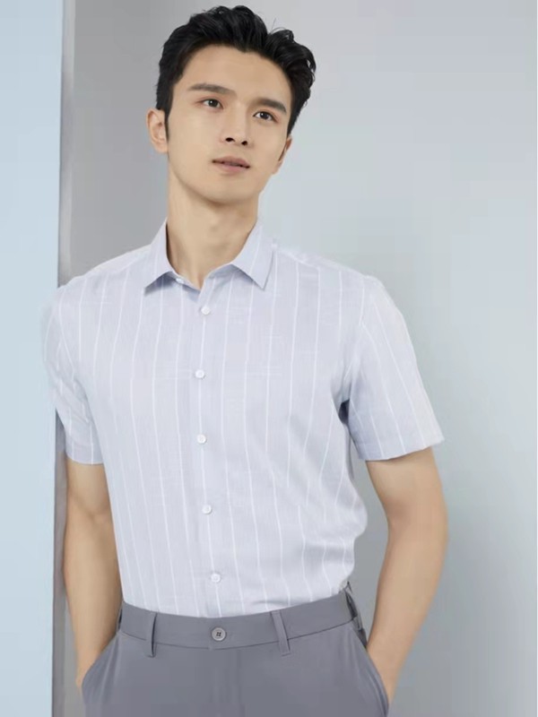 雅戈尔男装2022春夏季白色衬衫