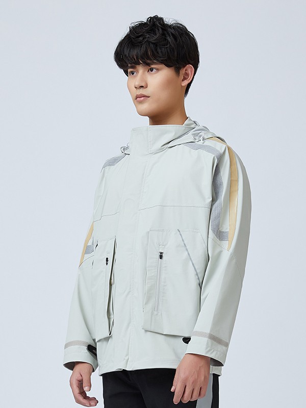 阿尔蓝拓男装2022春夏季灰色上衣