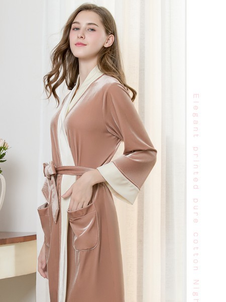 古格内衣2022春夏季棕色家居服