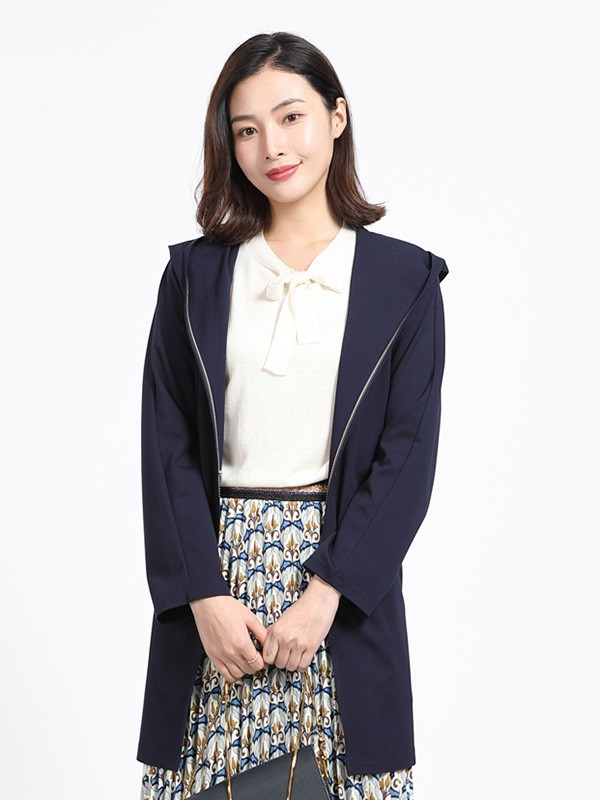 玳莎女装2021秋冬季黑色外套