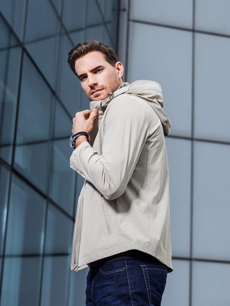 MCILOO.UA男装2022春夏季卡其色外套