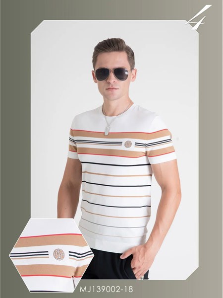 玛路.玛佐奇男装2022春夏季白色T恤