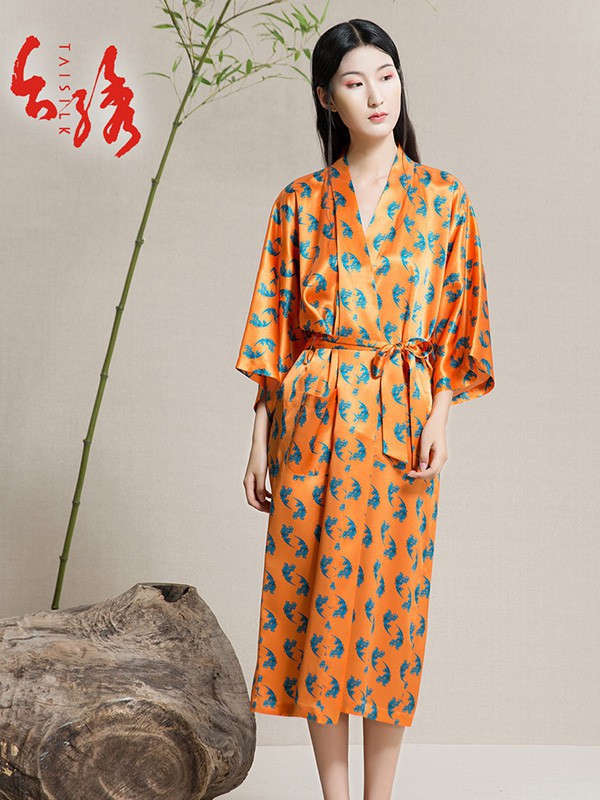 金台绣内衣2022春夏季黄色家居服