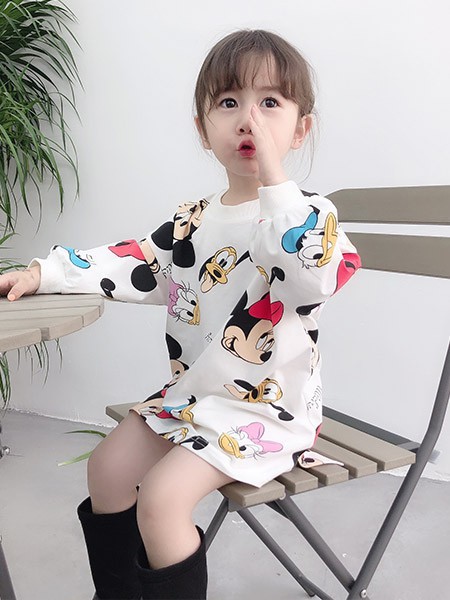 巴拉兔童装2022春夏季白色衬衫