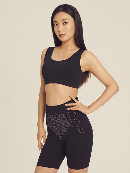 易美内衣2022春夏季黑色调整型内衣