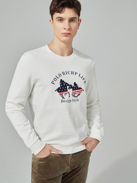 保罗优品男装2022春夏季白色T恤