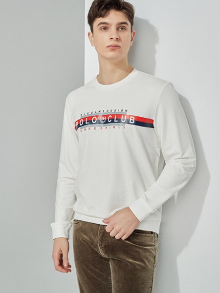 保罗优品男装2022春夏季白色T恤