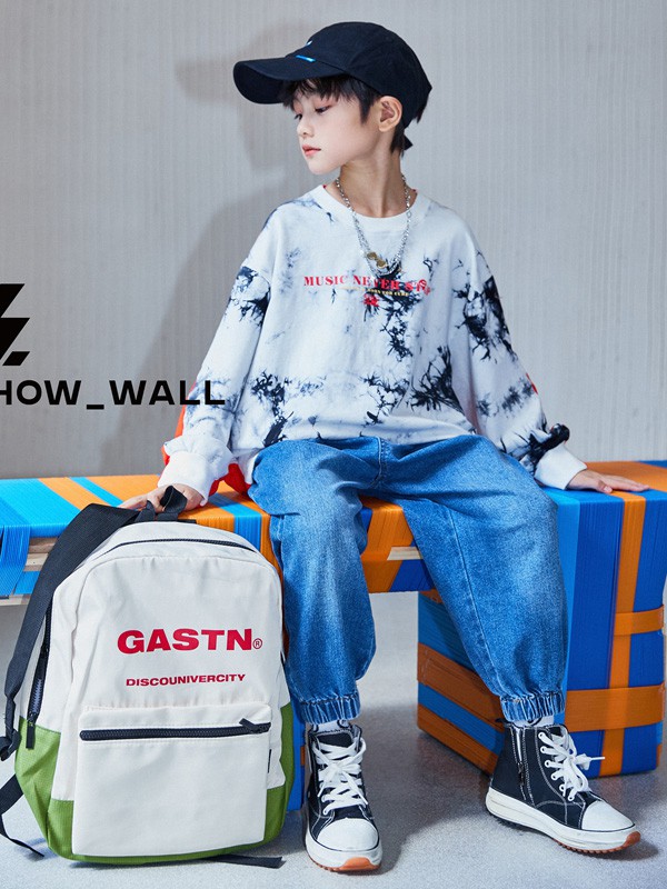 续物童装2022春夏季白色T恤