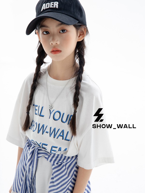 续物童装2022春夏季白色T恤