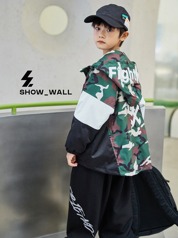 续物童装2022春夏季黑色长裤