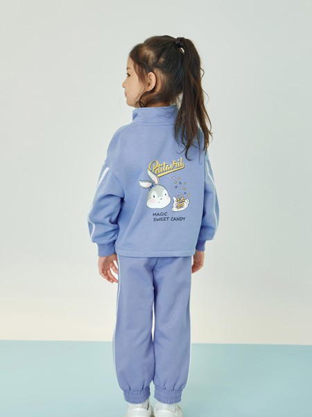 贝甜2022春夏季蓝色运动装