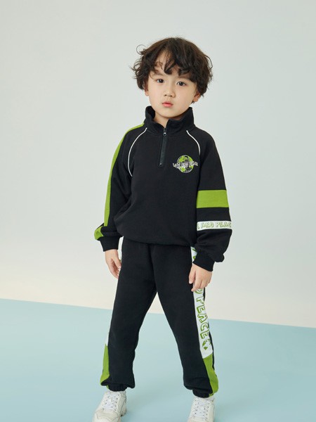 贝甜2022春夏季黑色长裤