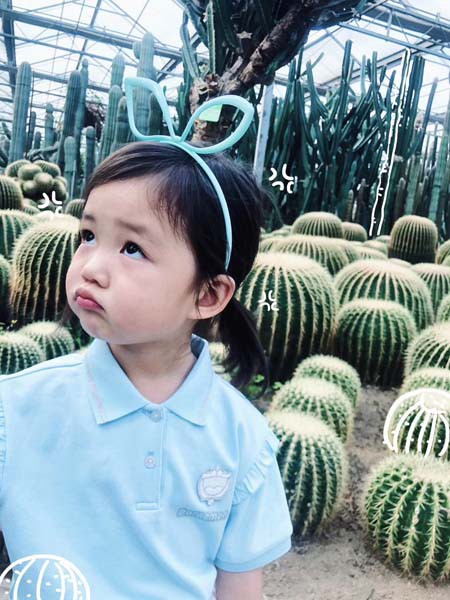 贝甜2022春夏季蓝色T恤