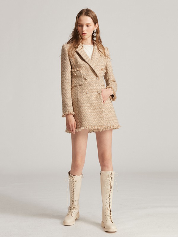 JORYAWEEKEND2021秋冬季卡其色风衣