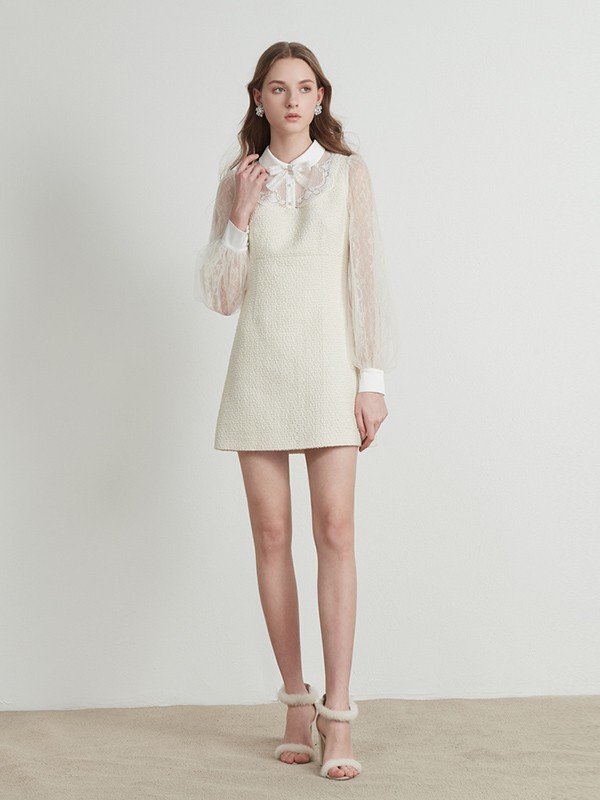 JORYAWEEKEND女装2021秋冬季白色连体衣