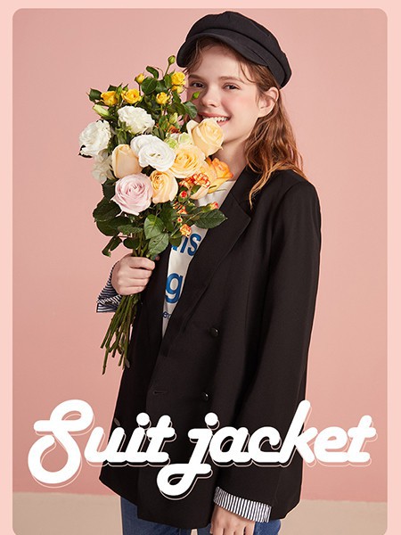 7.Modifier女装2022春夏季黑色西装