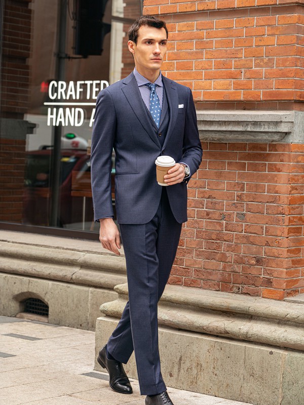 蓝豹男装2022春夏季黑色长裤