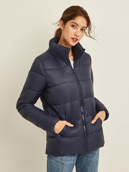 Vvarome女装2021秋冬季黑色棉服