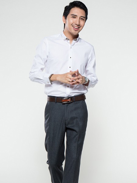 韩宇来男装2021秋冬季白色衬衫