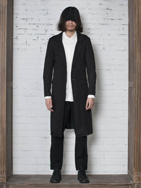 catchword男装2021秋冬季黑色大衣