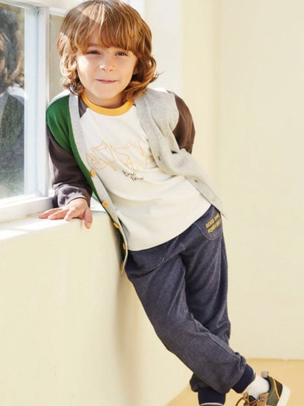 好孩子童装2021秋冬季白色T恤