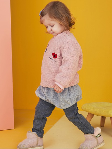 好孩子童装2021秋冬季黑色长裤