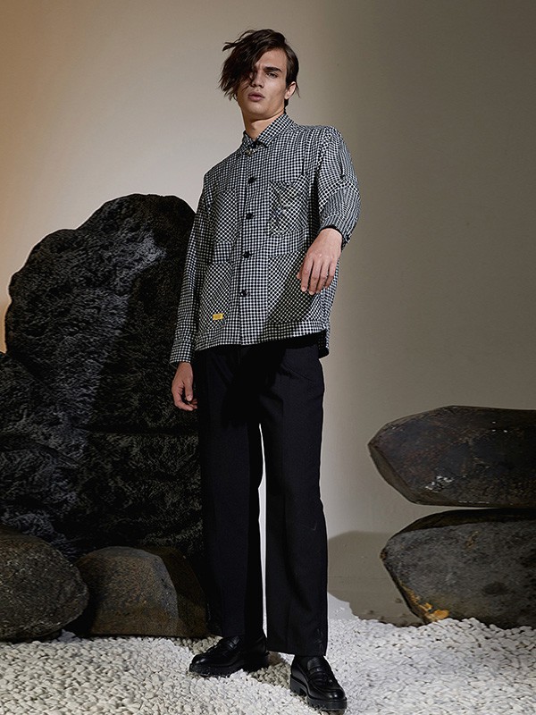 J.P.E男装2022春夏季灰色衬衫