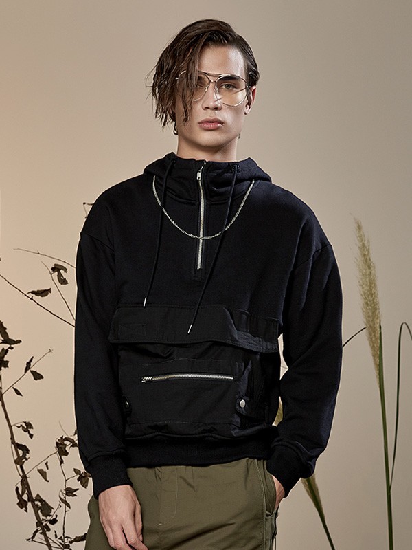 J.P.E男装2022春夏季黑色外套