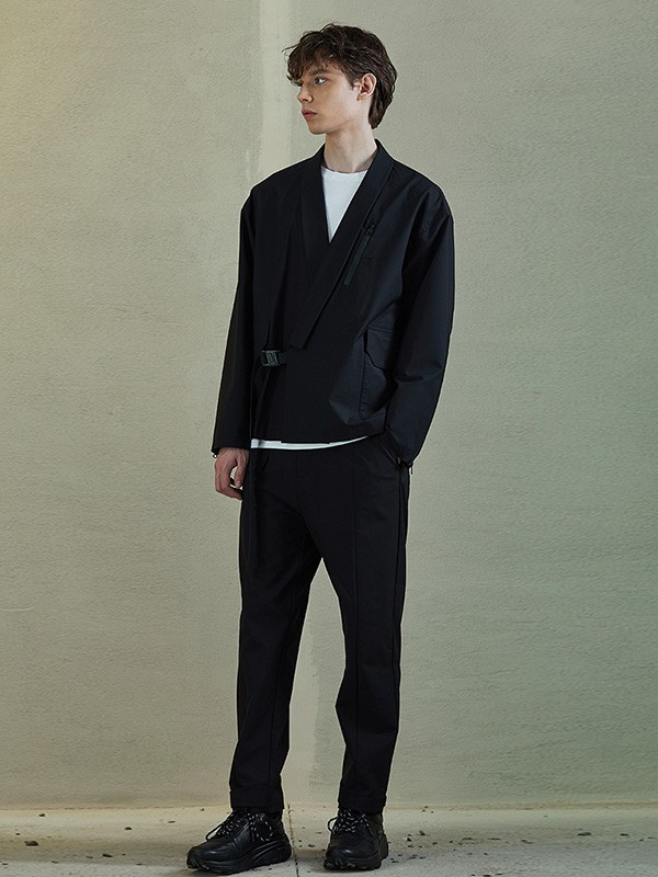 J.P.E男装2022春夏季黑色长裤