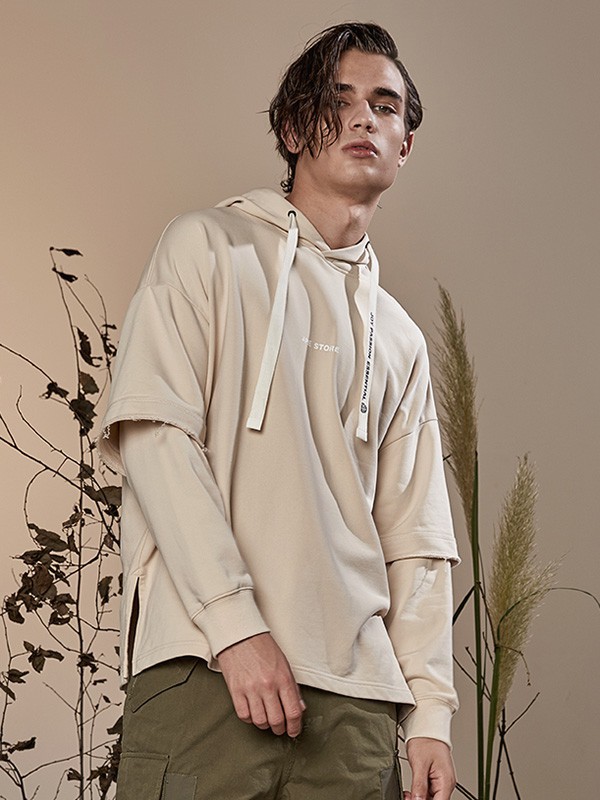 J.P.E男装2022春夏季卡其色卫衣