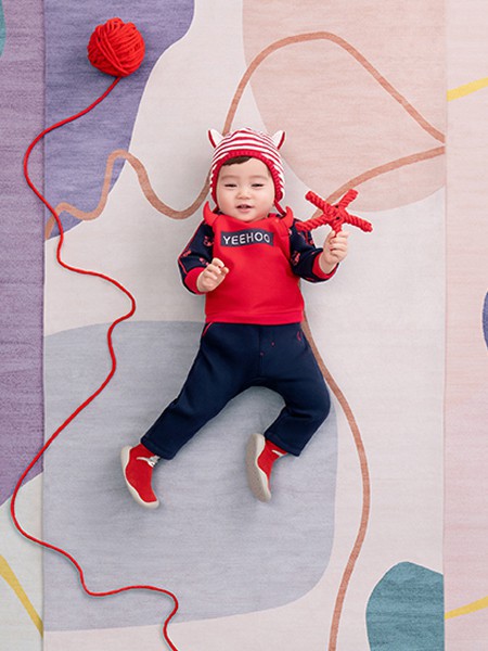 英氏2021秋冬季藏蓝色长裤