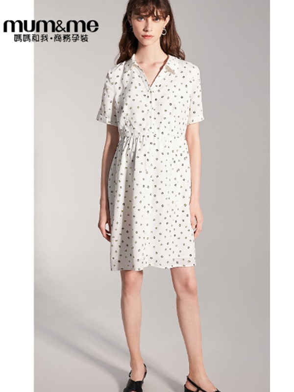 妈妈和我2022春夏季白色家居服
