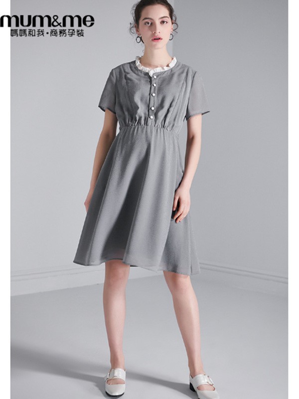 妈妈和我2022春夏季灰色家居服