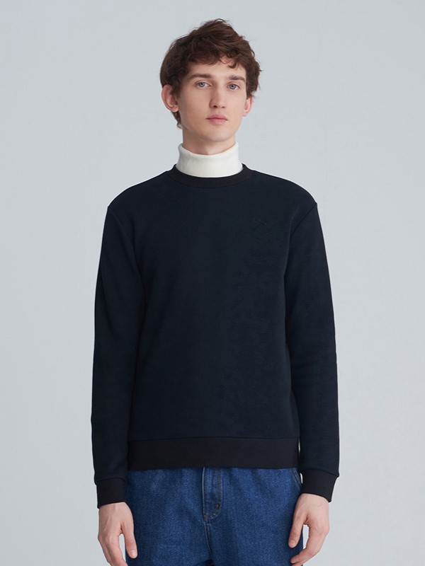 执物男装2021秋冬季黑色T恤