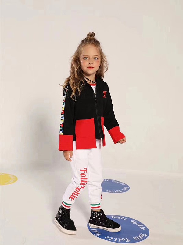 芙丽芙丽童装2022春夏季白色长裤